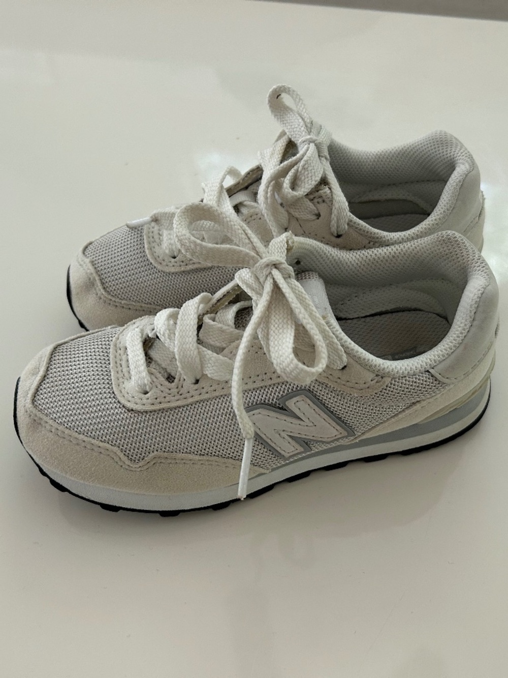 New Balance Toddler Sneakers Size 11 White Gray plus free surprise pair